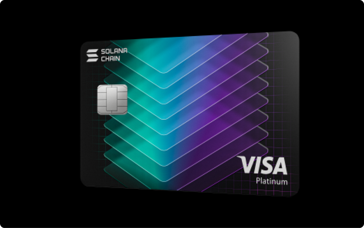 A Solana Chain KAST card